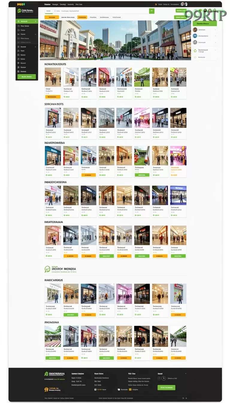 Cuplikan layar KINGSLOT — menu navigasi