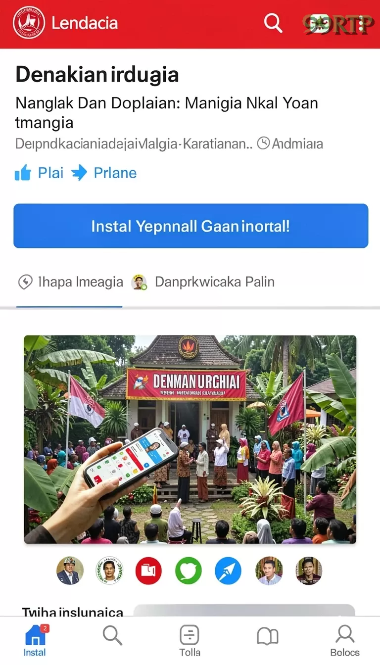 Cuplikan layar WINPKR — halaman utama
